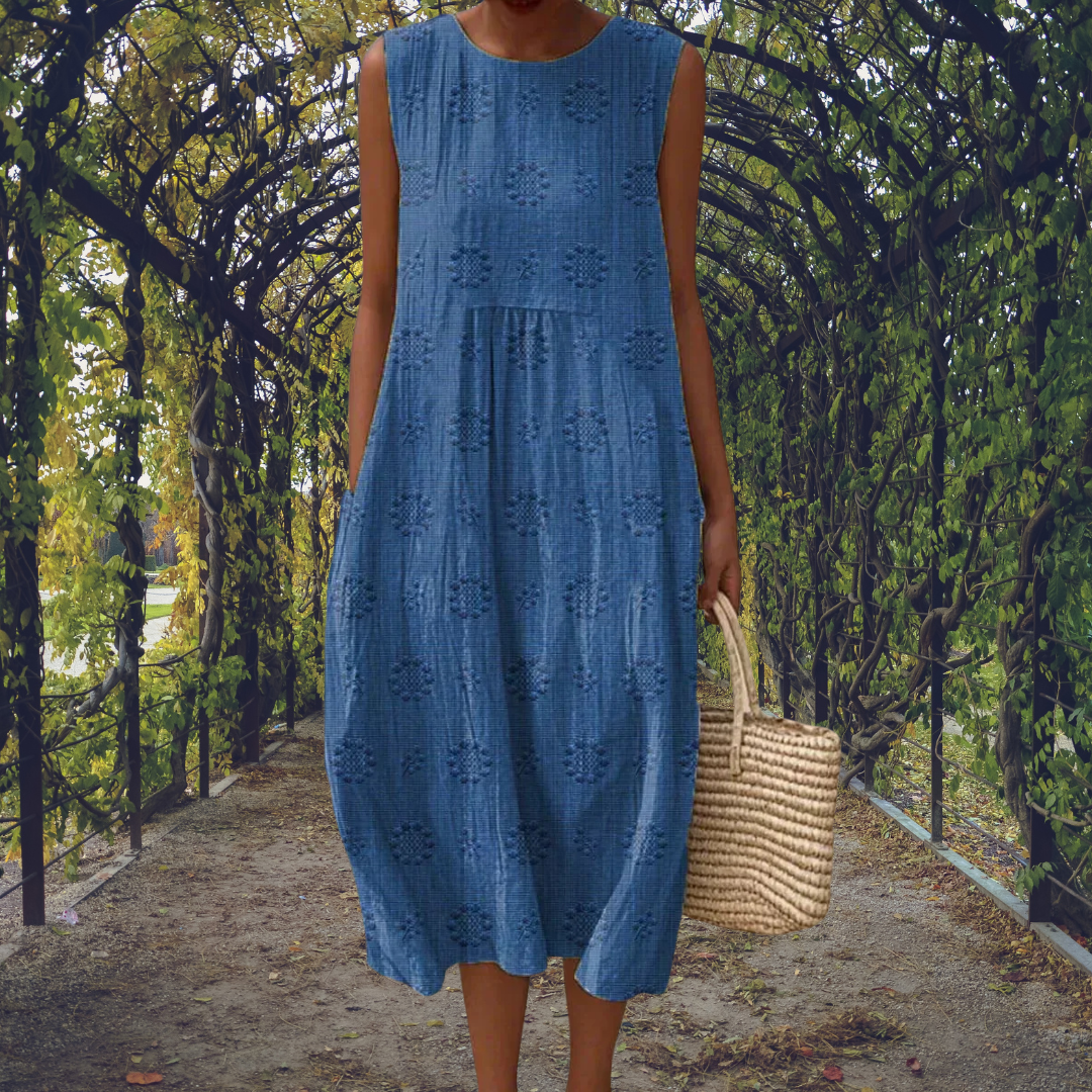 Linda - Élégante Robe Sans Manches