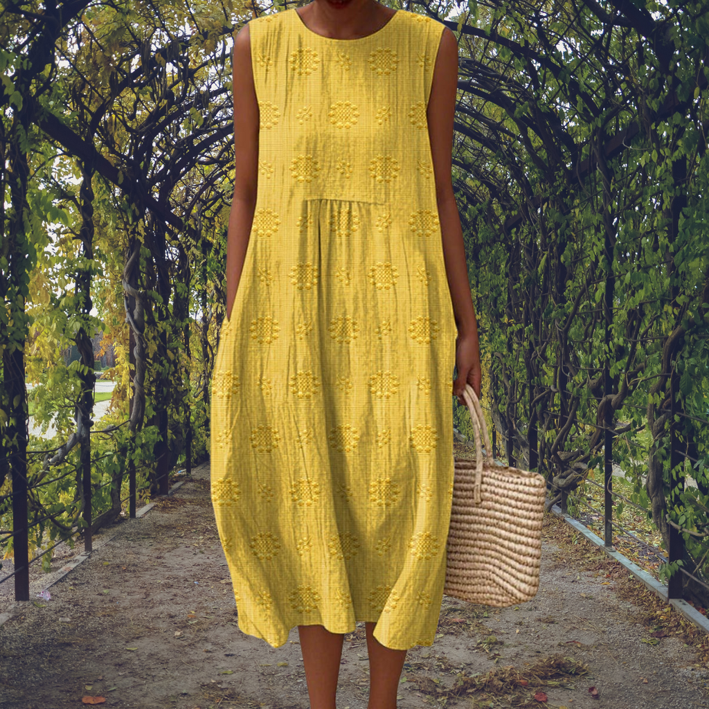 Linda - Élégante Robe Sans Manches