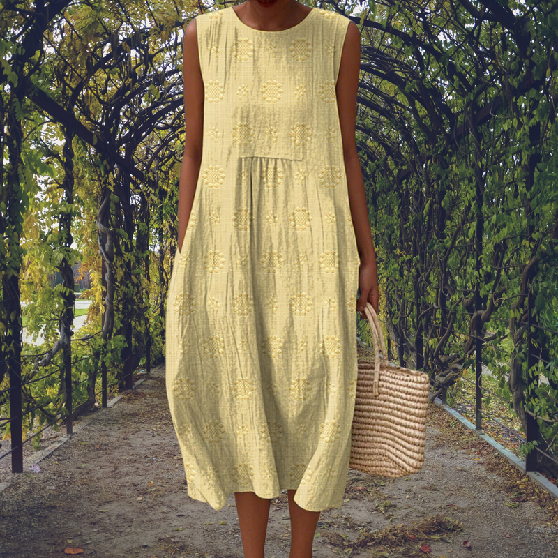 Linda - Élégante Robe Sans Manches