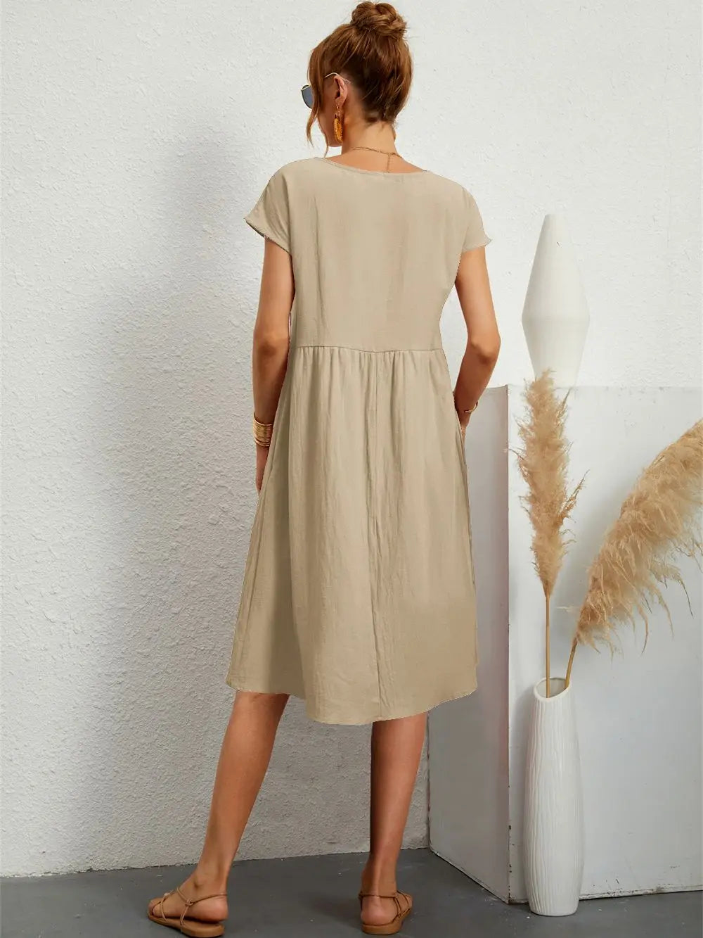 Sage - Robe Décontractée Chic