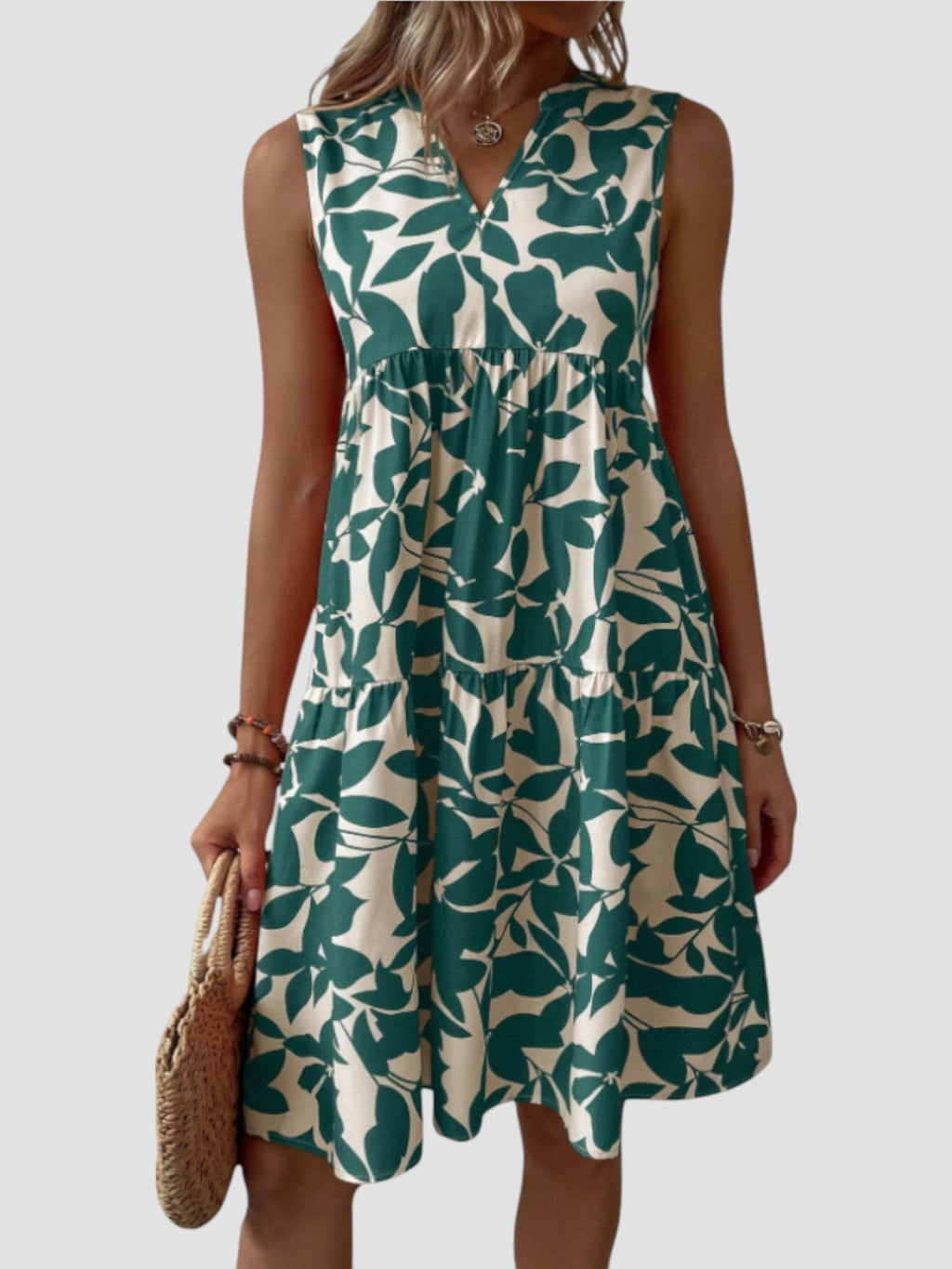 Séraphine - Robe d'Été Midi Élégante