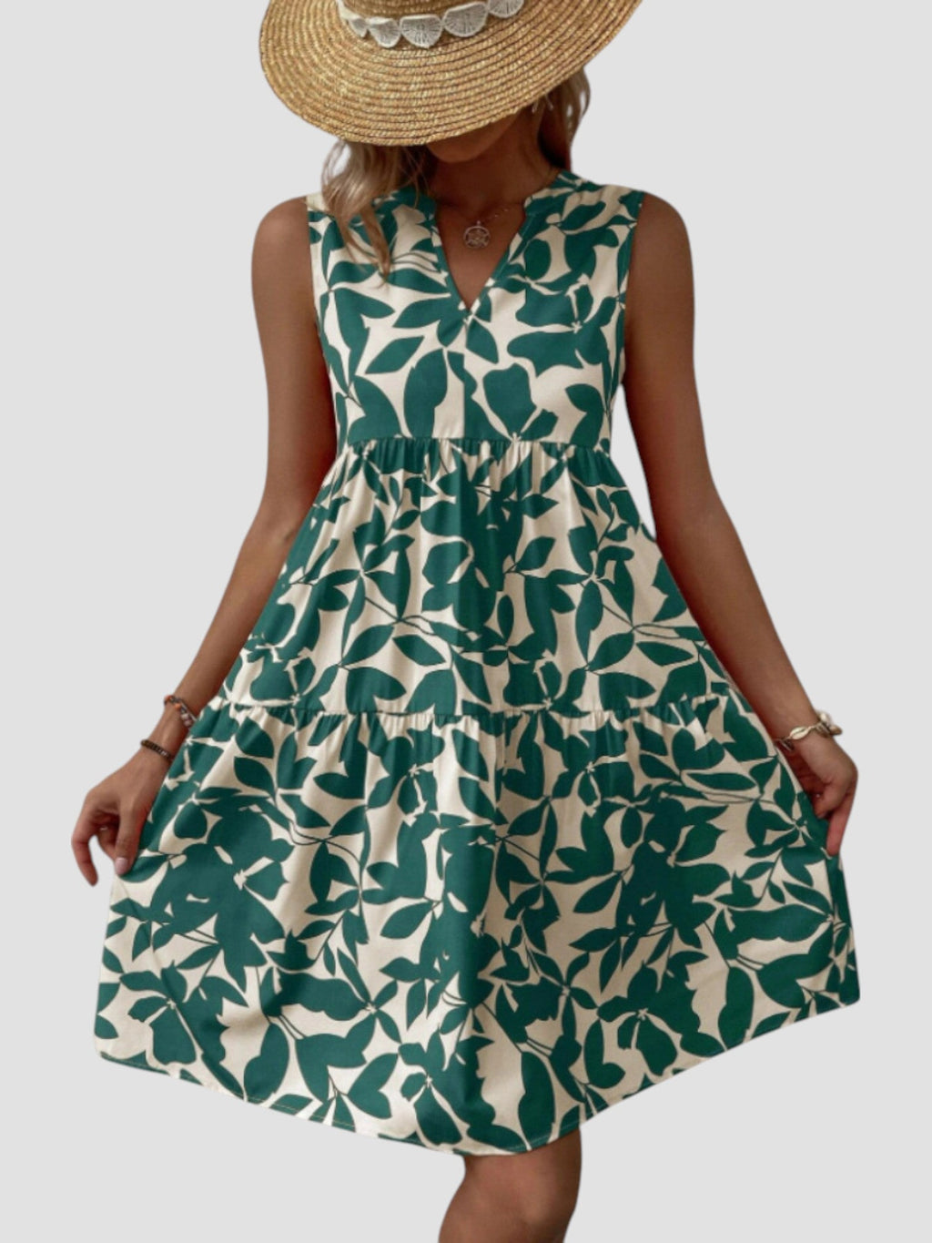 Séraphine - Robe d'Été Midi Élégante