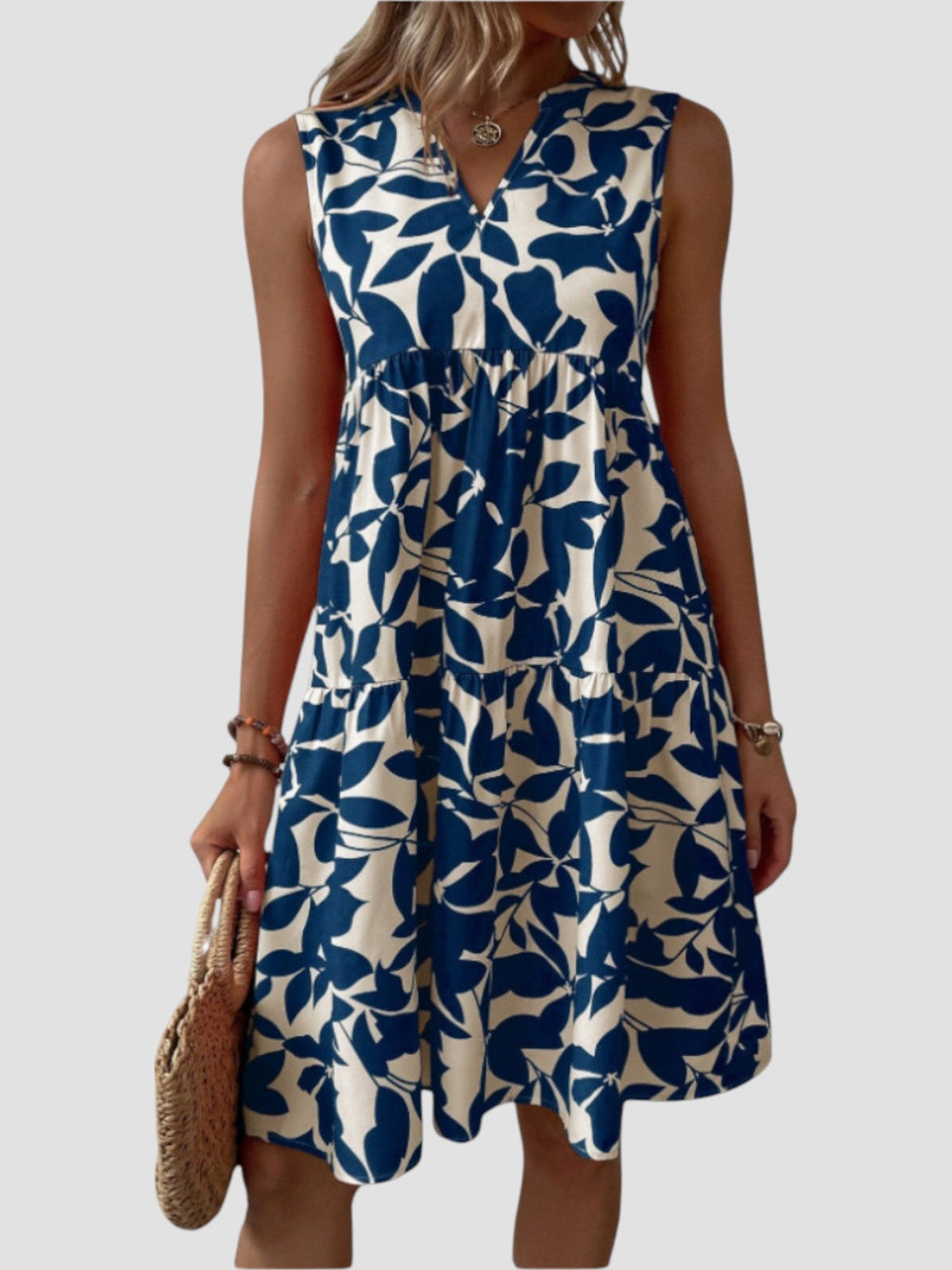Séraphine - Robe d'Été Midi Élégante
