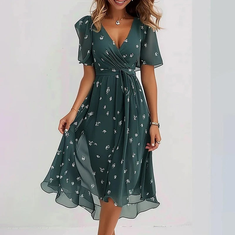 Yara - Robe Florale Élégante