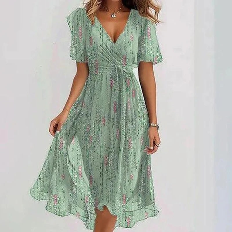 Yara - Robe Florale Élégante