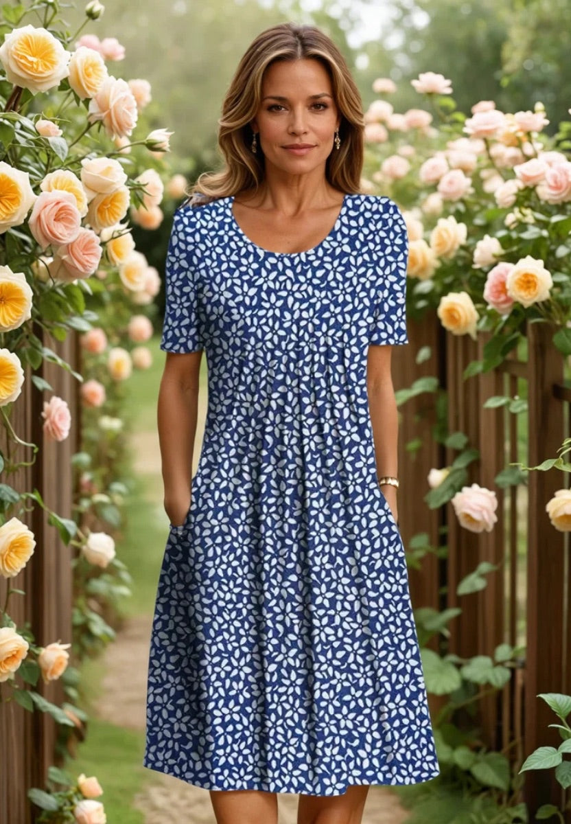 Celeste - Robe Midi Fluide Élégante