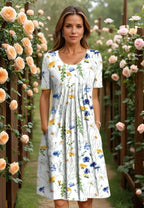 Celeste - Robe Midi Fluide Élégante