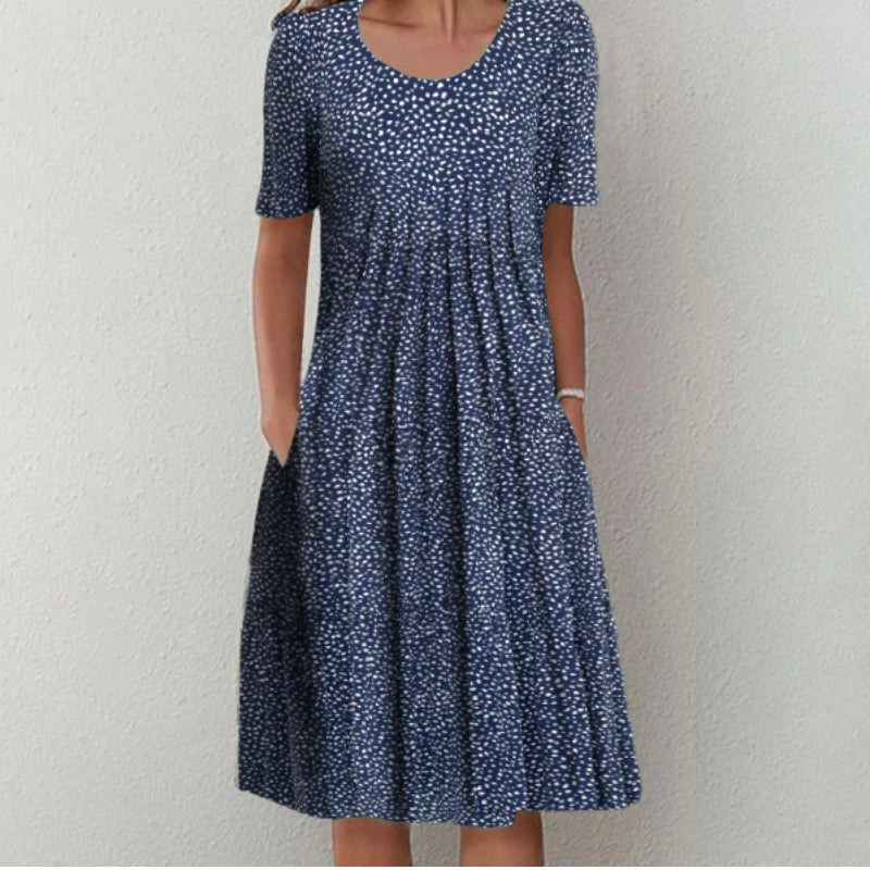 Celeste - Robe Midi Fluide Élégante
