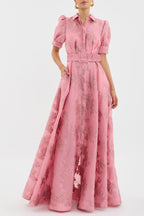 Aria™ | Robe à manches courtes bouffantes