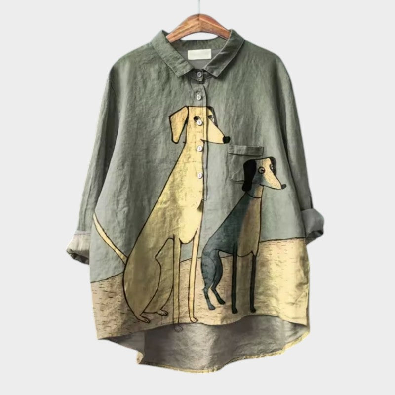 Constance | Blouse d'été élégante en lin