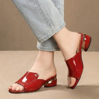 Céline –Talons à glissière en vernis