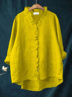 Eline | Blouse d'été élégante en lin