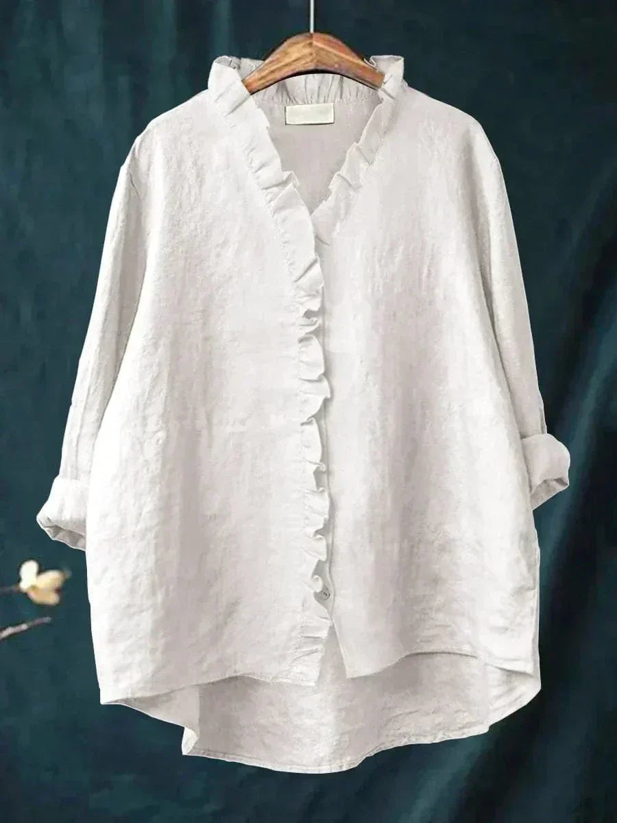 Eline | Blouse d'été élégante en lin