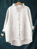 Eline | Blouse d'été élégante en lin
