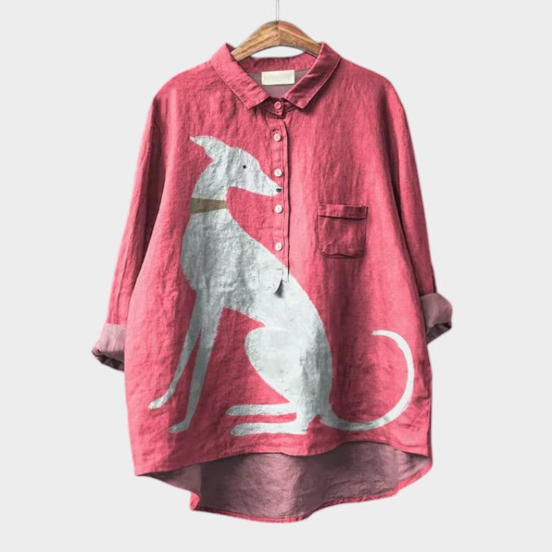 Amélie | Blouse d'été élégante en lin