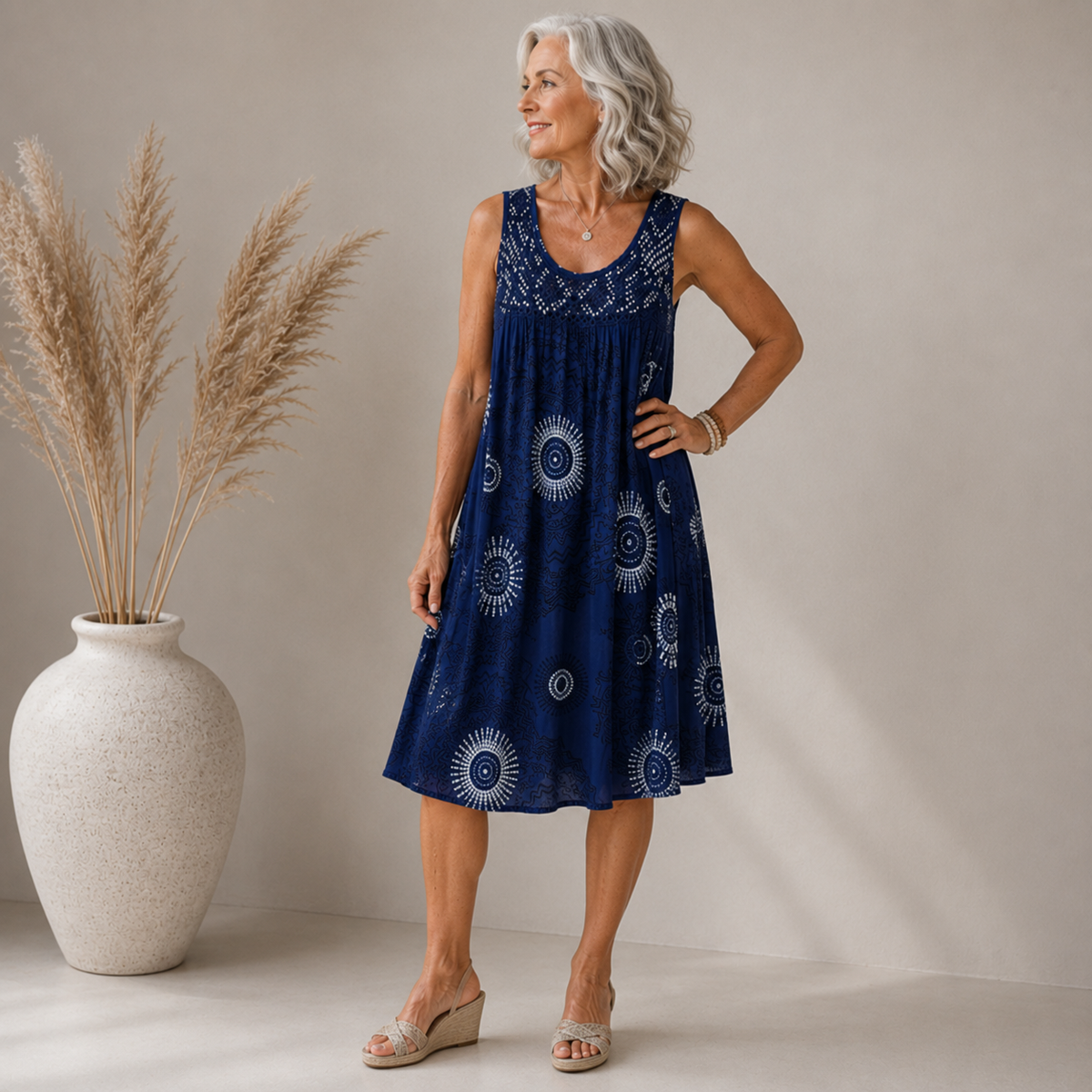 Celeste | Robe Bohème Imprimée