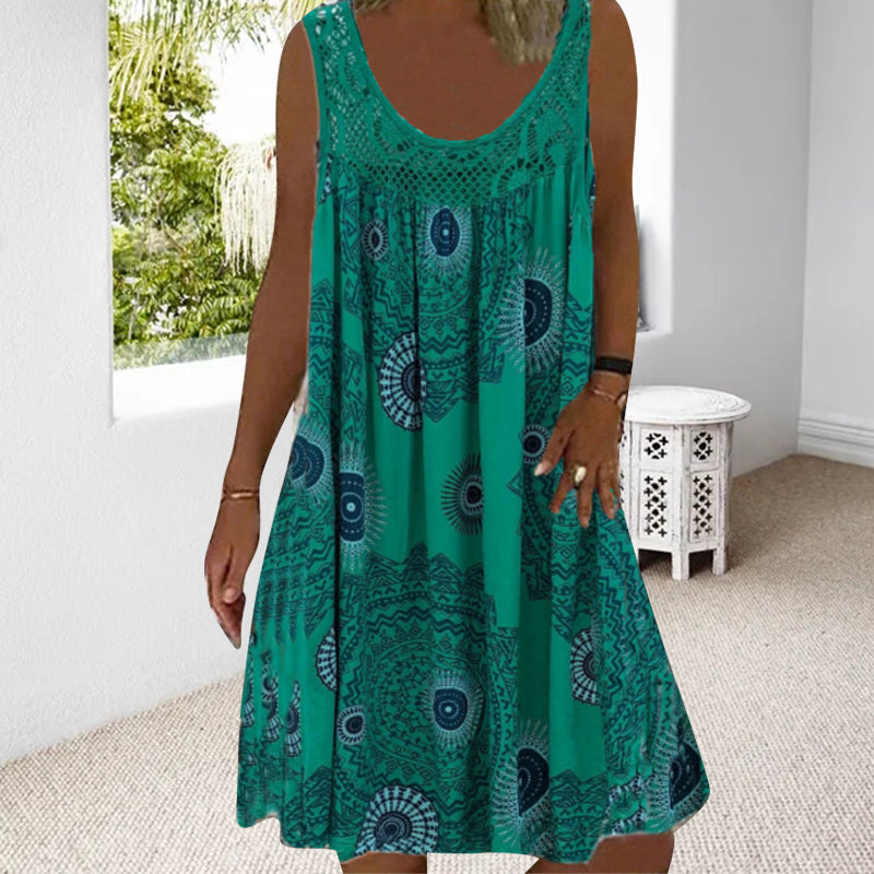 Celeste | Robe Bohème Imprimée