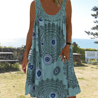 Celeste | Robe Bohème Imprimée