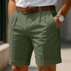 Louis | Short chino plissé d'été